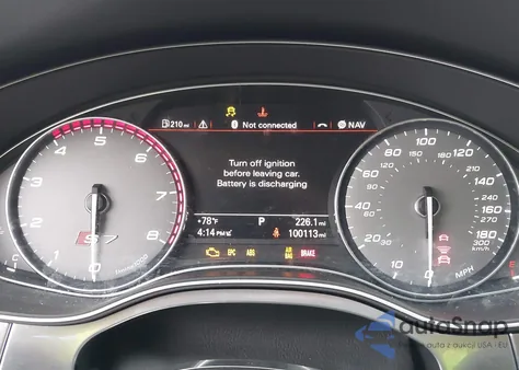 2015 Audi S7 4.0T z USA, uszkodzony, nr VIN WAUW2AFC8FN015625